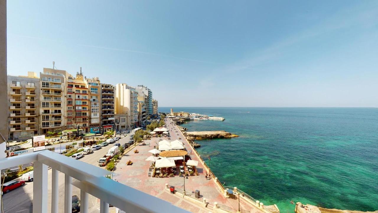 6Th Floor Seafront Apartment With Open Sea Views 斯利马 外观 照片